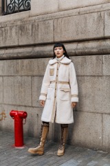 Khaki Goat Coat
