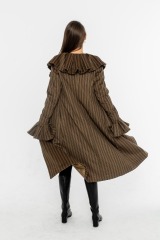 Brown Stripe Coat