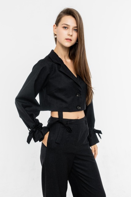 Black Short Blazer