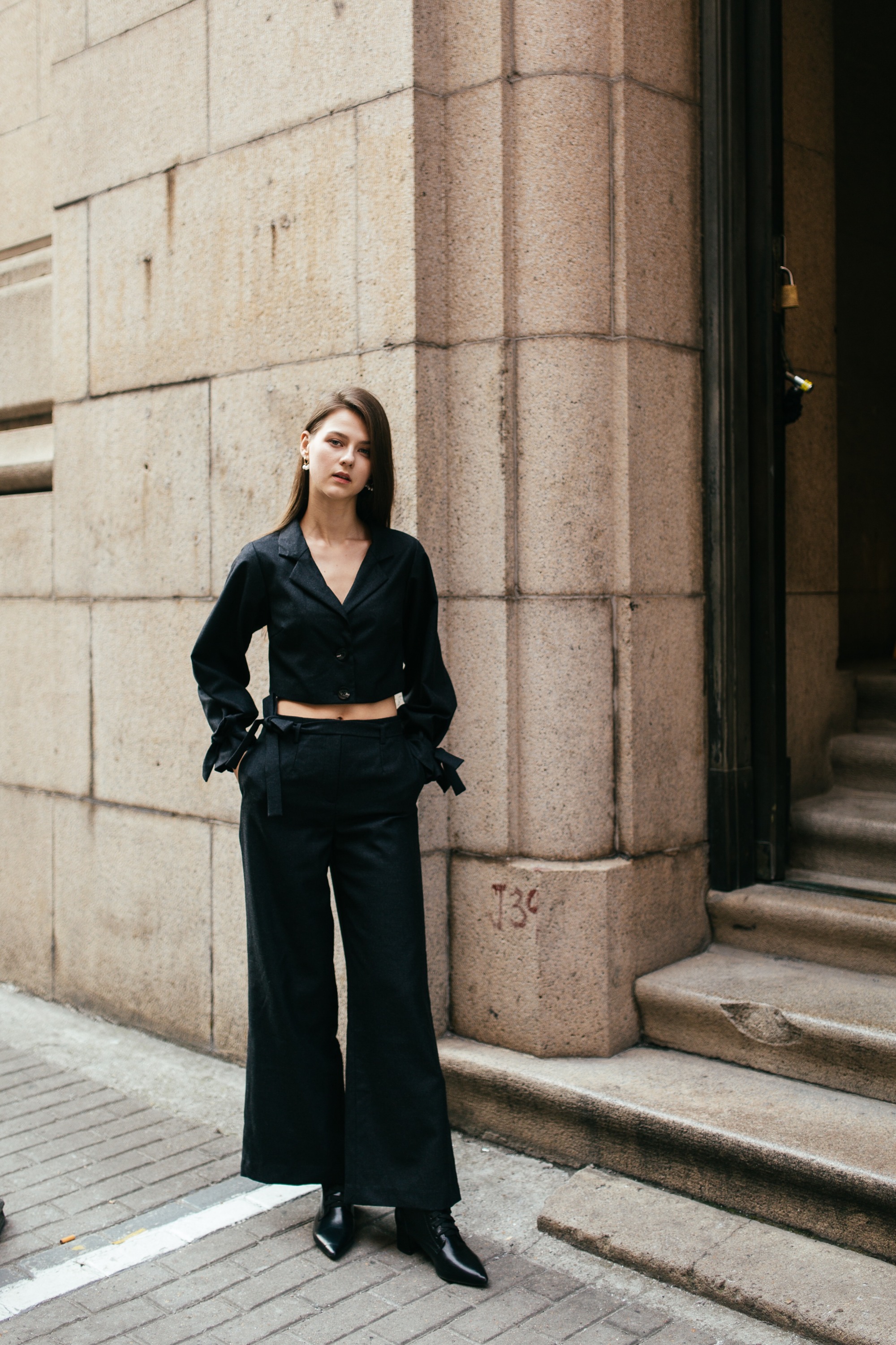 Black Short Blazer