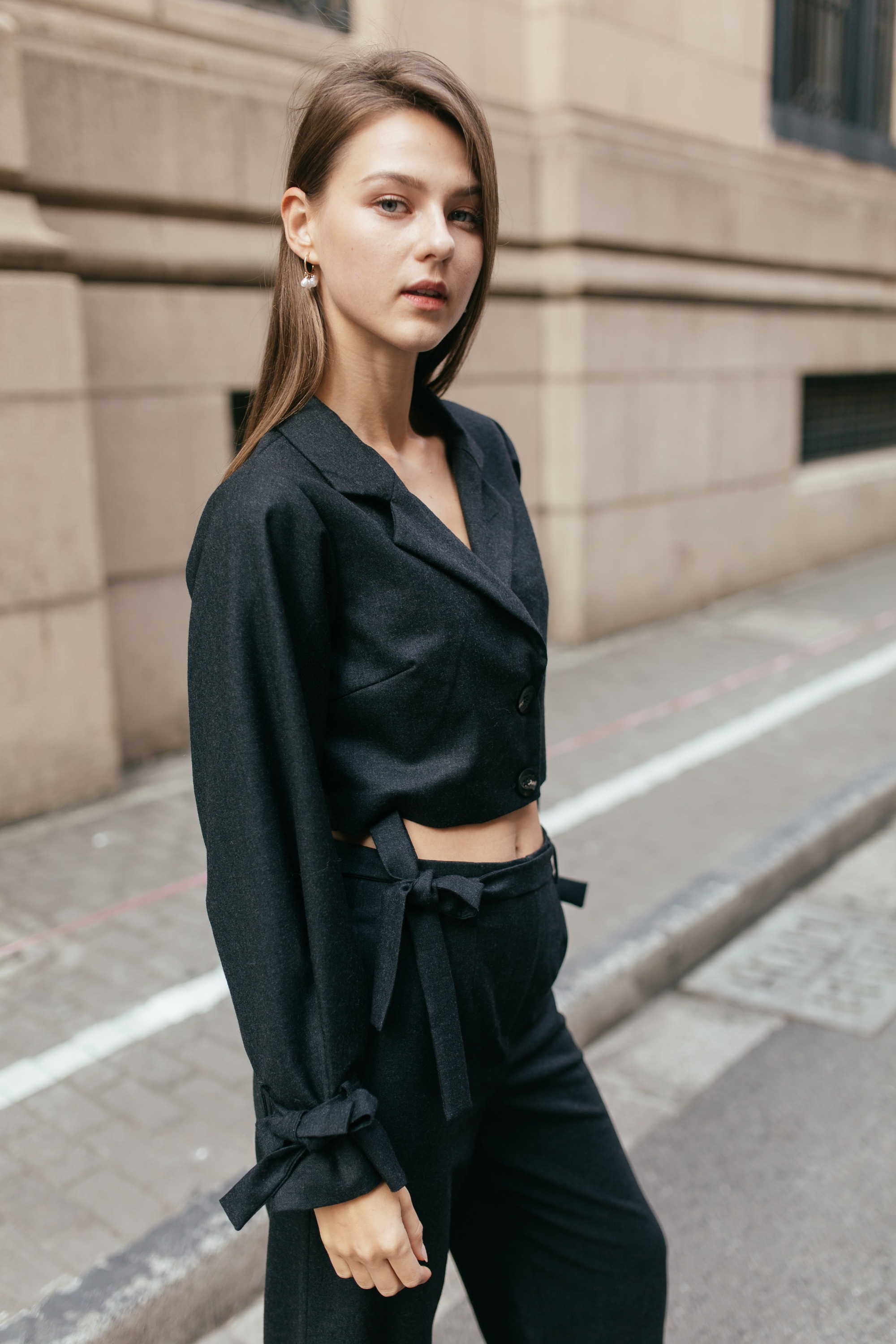 Black Short Blazer