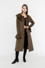 Brown Stripe Coat