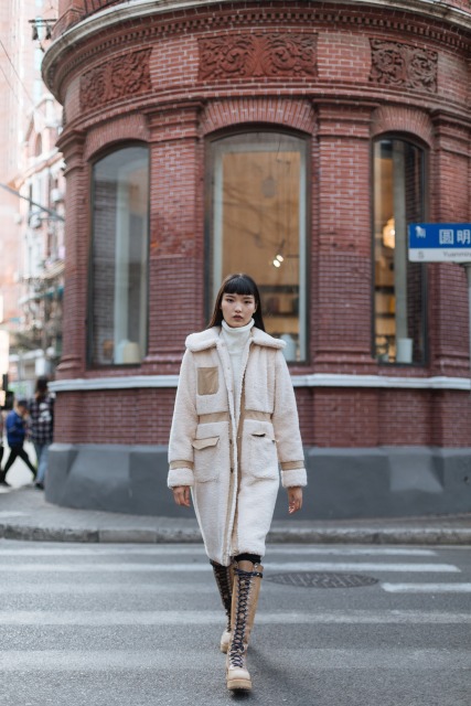 Khaki Goat Coat