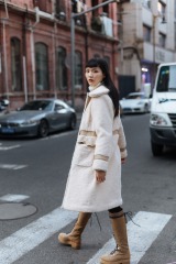 Khaki Goat Coat