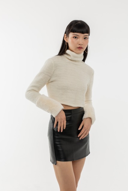 Beige Stripe Sweater