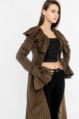 Brown Stripe Coat