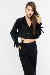 Black Short Blazer