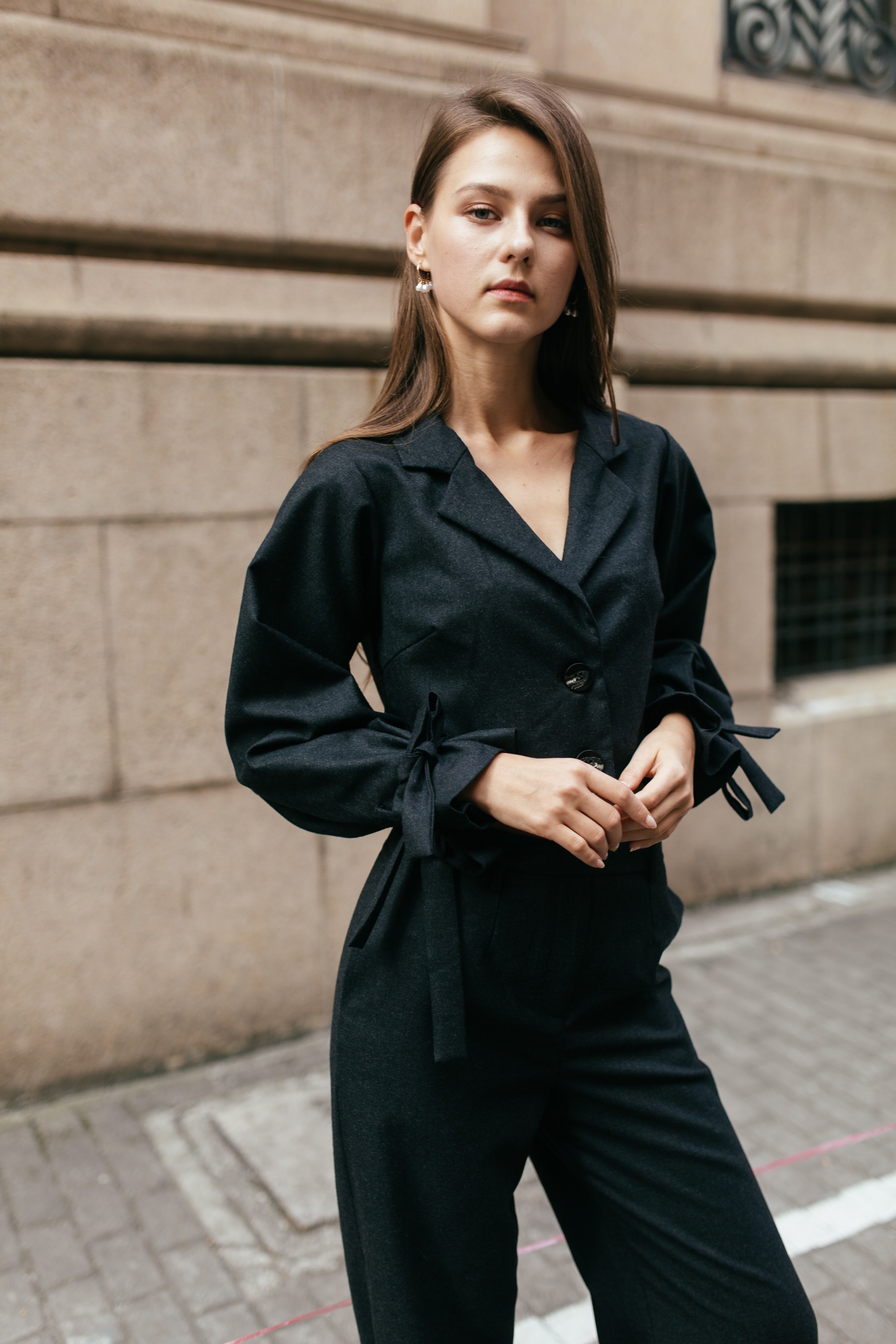 Black Short Blazer