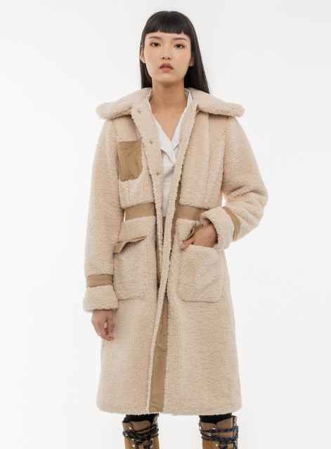 Khaki Goat Coat