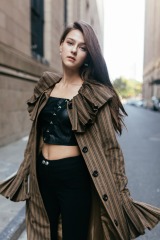 Brown Stripe Coat