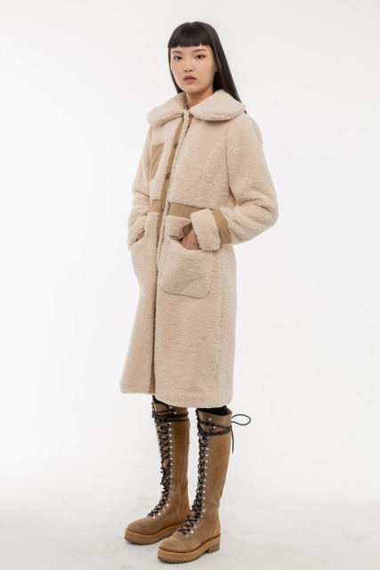 Khaki Goat Coat