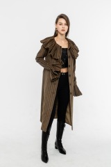 Brown Stripe Coat