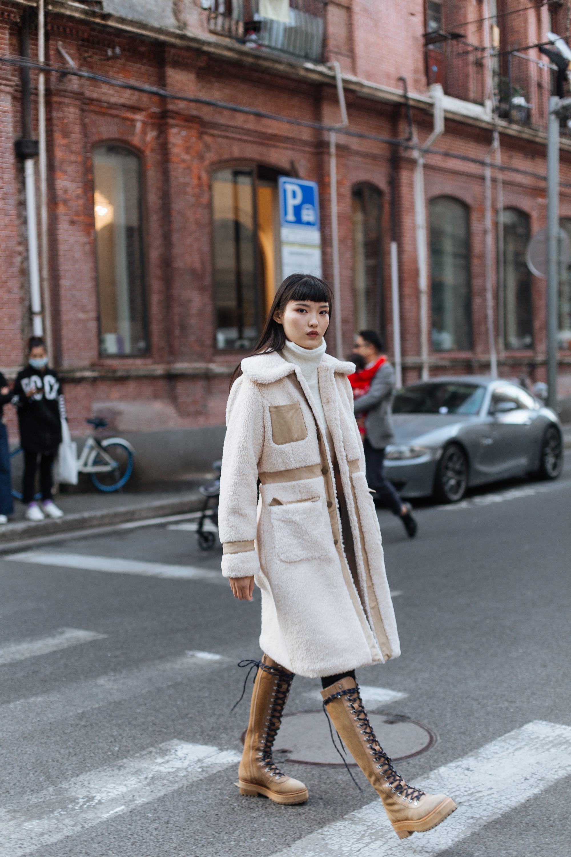 Khaki Goat Coat