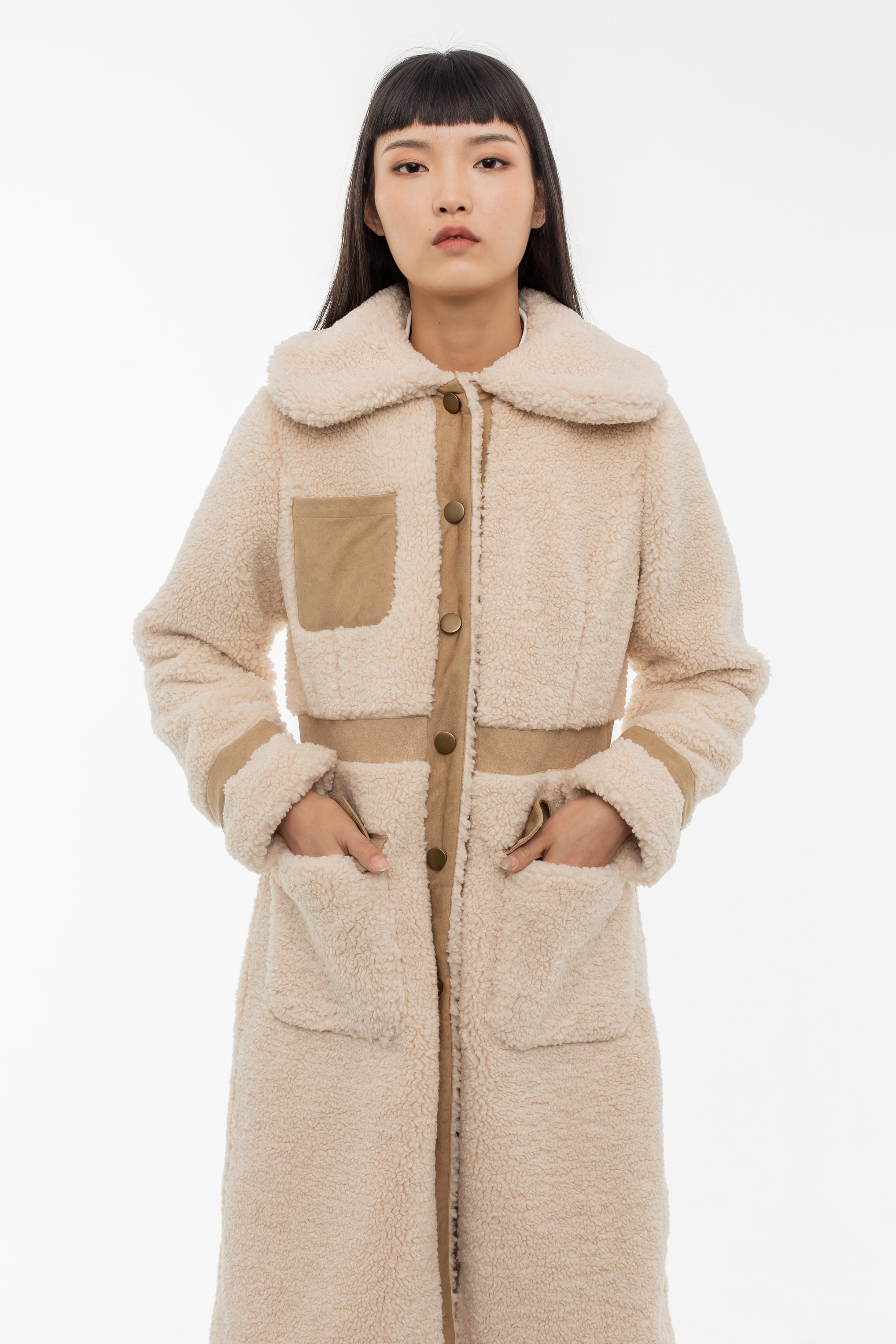 Khaki Goat Coat