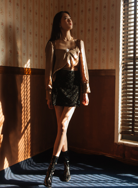 Golden Silk Top