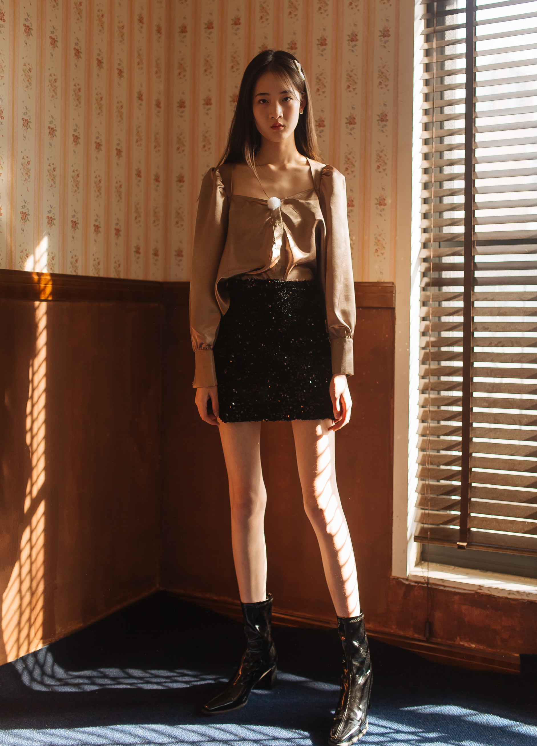Golden Silk Top