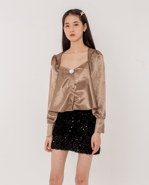 Golden Silk Top