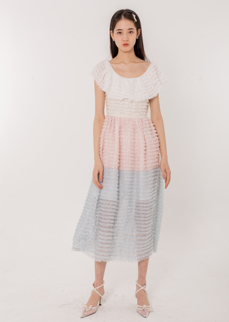 Multiple Color Cake Dress