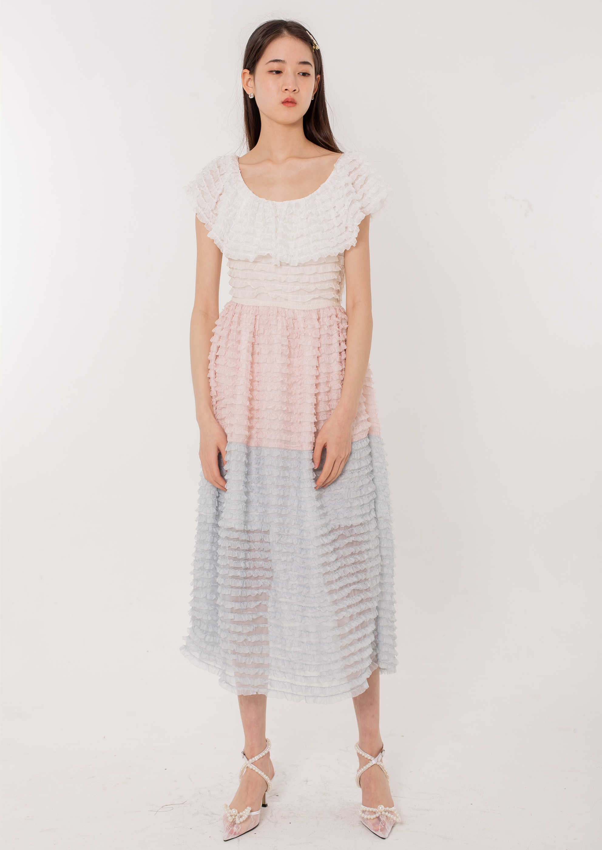 Multiple Color Cake Dress