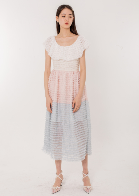 Multiple Color Cake Dress