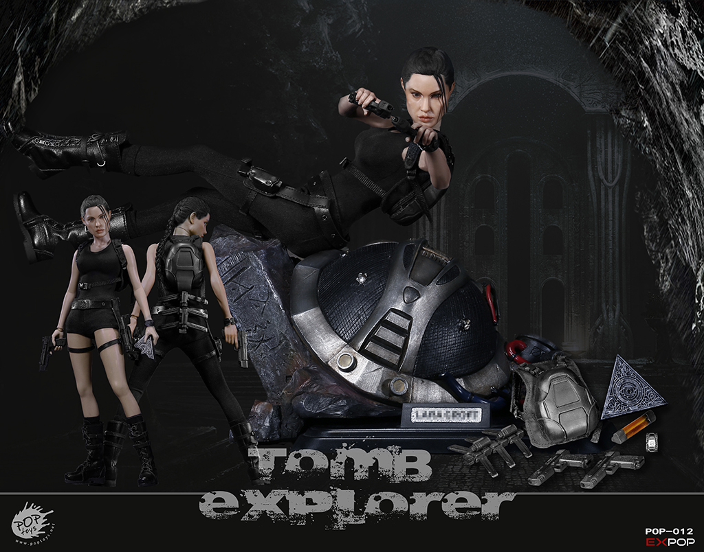 POPTOYS EX012 1/6 古墓女探险家 可动人偶 A标准版 & B豪华版