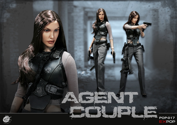 POPTOYS EX017 1 / 6 special agent couple series -- Mrs. Smith combat suit