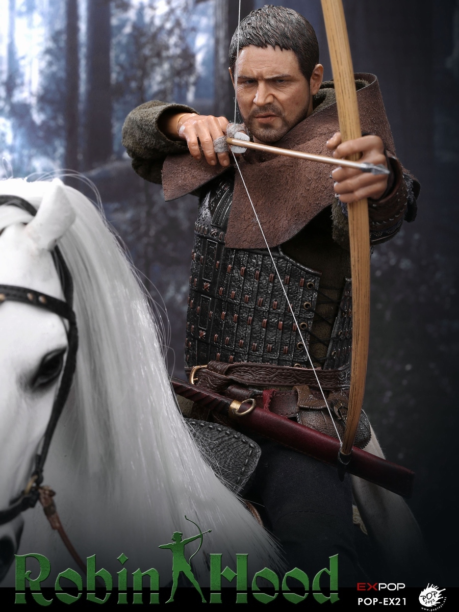POPTOYS 1/6 Chivalrous Robin Hood Action Figure&War horse