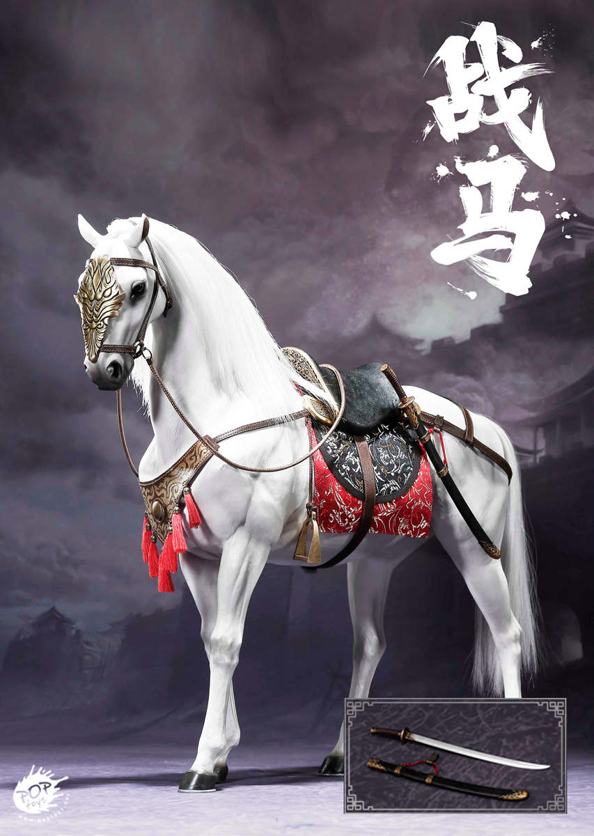 POPTOYS 1/6 EX020-B Heroine Mrs.Qi-- Battle Steed