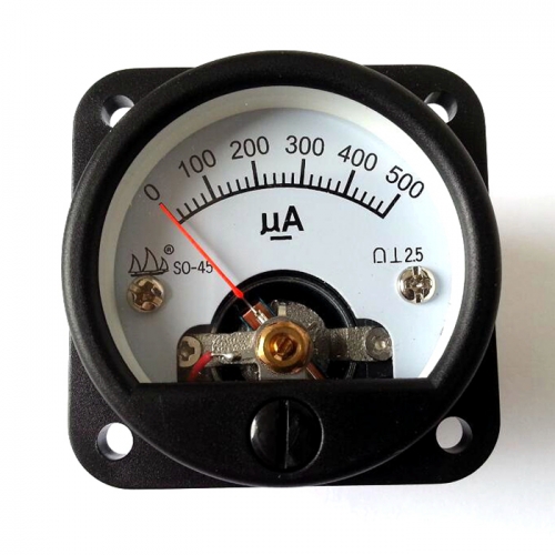 1PC SO-45 DC 500UA panel meter for tube Amplifier speaker power supplier