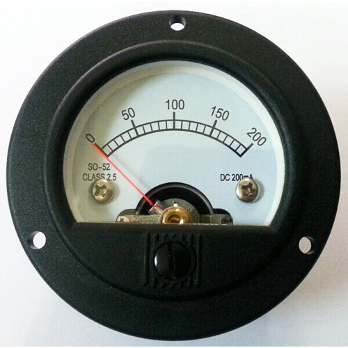1PC SO-52 DC200MA 200MA VU panel meter for Speakers Tube amplifiers CD Players