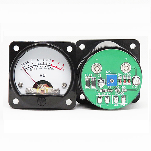 SO-45 For HIFI Amplifier  VU panel meter  2PCS SO45 DC 500VU PLUS 2 PCS Drive Board