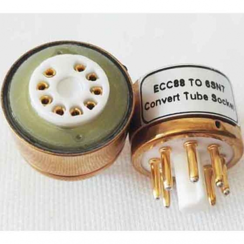 1PC handmade ECC88 TO 6SN7 Vacuum Tube socket Adapter