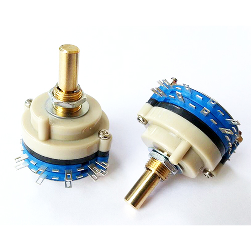 1PC 2pole 4step ROTARY SWITCH Attenuator Pot Potentiometer Volume Control