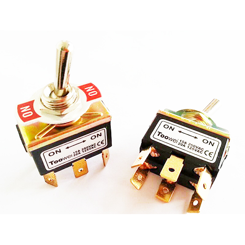 1PC toowei ON ON 15A 250V Toggle Switch 6pins 2 positions