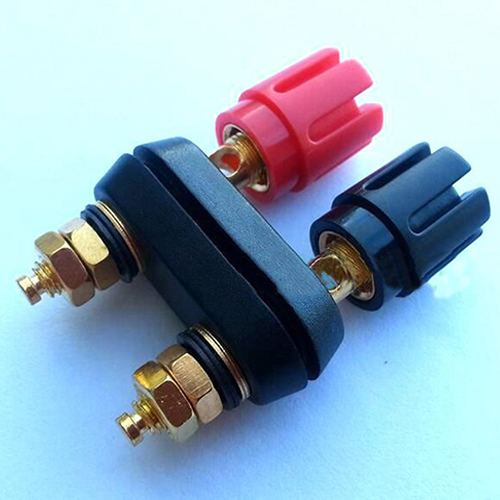 1PC  HIFI tube amplifier speaker Brass RCA terminal post banana socket plug