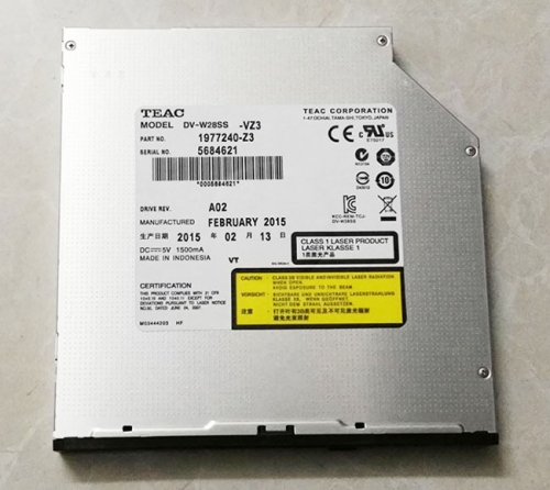 DV-W28SS 12.7mm SATA Slot Load Drive CDRW DVD±RW Burner Drive