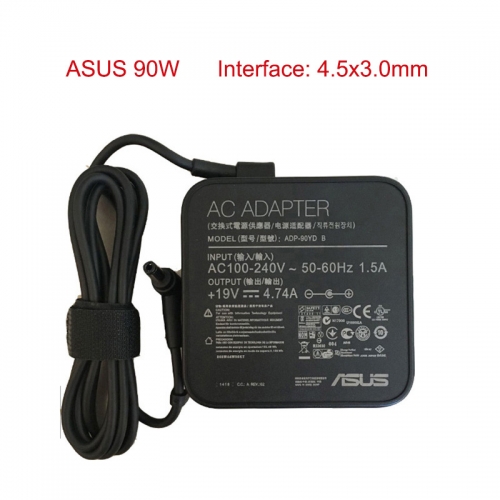 New  4.5mm * 3.0mm  19V 4.74A 90W AC Adapter Charger 0A001-00053500 FOR ASUS Q534U Q524U