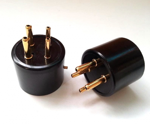 1PC Gold Plated 4pins Vacuum Tube socket 300BR FOR 300B 2A3 811