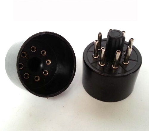 1PC  Tube AMP DIY parts Tin plated 8Pin Vacuume tube bakelite socket base for KT88 EL34 6550