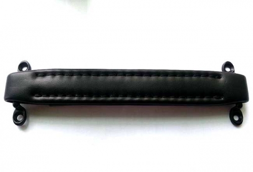 1PC Black color Leather handle for Fender Guitar amplifier diy parts type 3