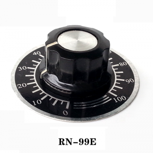 1PC Bakelite Knob RN-99E with Dial scale for Guitar Amplifier Knob volume potentiometer knob 6.4mm Hole