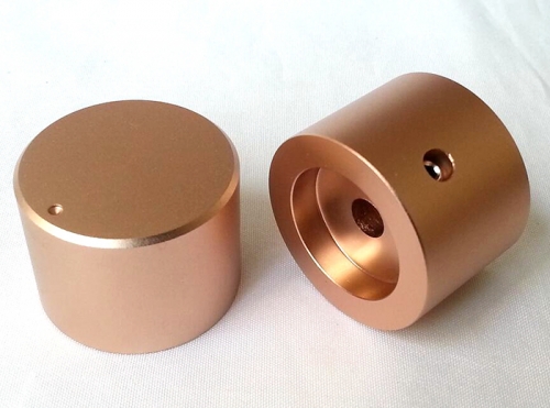 1 PC 30x22mm 6.0 Hole gold color Aluminium AMP Speaker volume potentiometer Knob YDAN-65