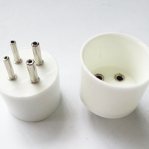 1PC 811 300B 2A3 4 pins silver plated Ceramic Vacuum Tube Socket base