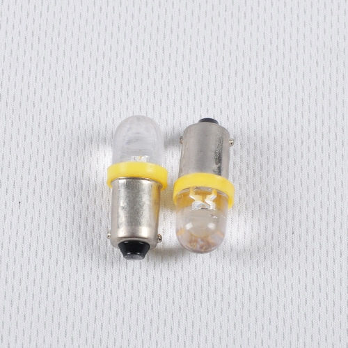 10 pcs DC 0.5W 6.3V Yellow Light LED Diode tube radio dial indication Lamp Light Bulb BAYONET pin base