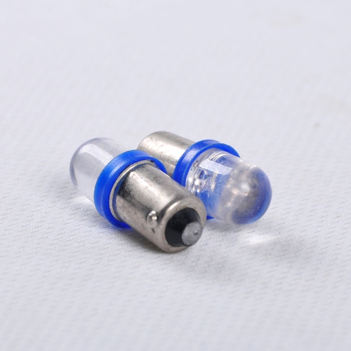 10 pcs DC 0.5W 6.3V Blue Light LED Diode tube radio dial indication Lamp Light Bulb BAYONET pin base