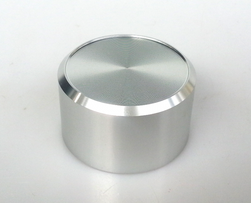 1PC C Type 38X22mm Bright Silver Aluminium volume potentiometer Knob for Guitar Amplifier 6.0mm YDAN-52