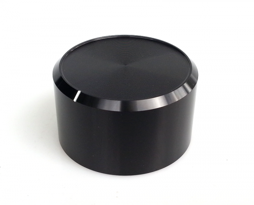 1PC C Type 38X22mm Bright Black Aluminium volume potentiometer Knob for Guitar Amplifier 6.0mm YDAN-52