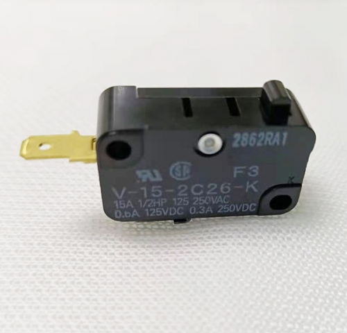 1PC  Micro-Switch OMRON V-15-2C26-K（F3）Basic Switch 2pins 0.6A 125VDC 0.3A 250VDC