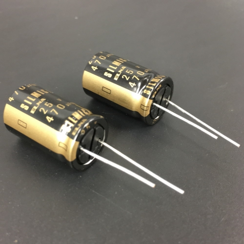 1PC ELNA SILMICII 470UF 25V AUDIO Grade Electrolytic Capacitors