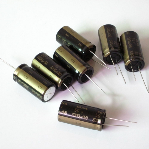 1PC ELNA 50V 3300UF RA3 AUDIO Grade Electrolytic Capacitors 85℃ 18X35.5mm